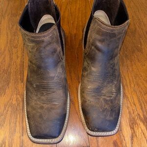 Men's Brown Leather Western Boots